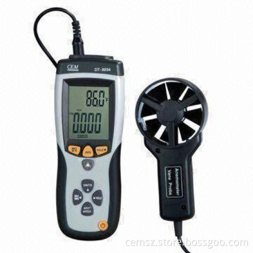 CFM/CMM Thermo-Anemometer with Battery Life of 100 Hours